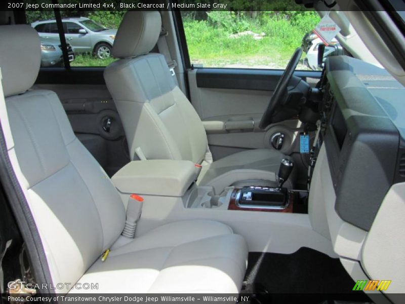 Black Clearcoat / Medium Slate Gray 2007 Jeep Commander Limited 4x4
