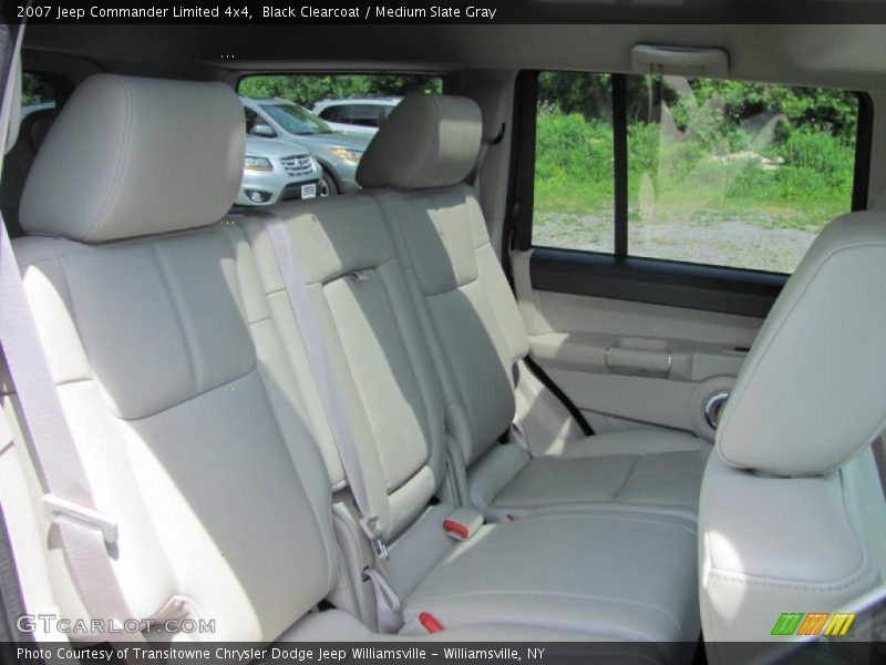 Black Clearcoat / Medium Slate Gray 2007 Jeep Commander Limited 4x4