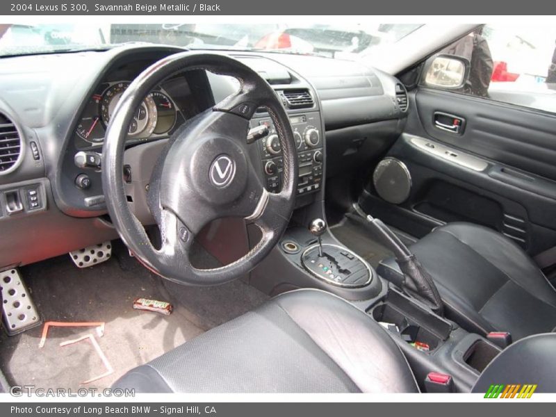 Savannah Beige Metallic / Black 2004 Lexus IS 300