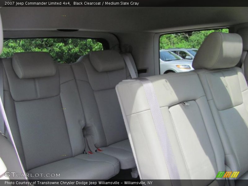 Black Clearcoat / Medium Slate Gray 2007 Jeep Commander Limited 4x4