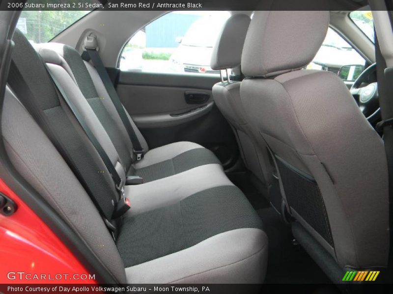 San Remo Red / Anthracite Black 2006 Subaru Impreza 2.5i Sedan