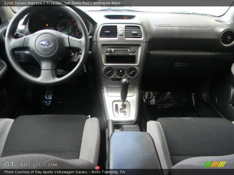 San Remo Red / Anthracite Black 2006 Subaru Impreza 2.5i Sedan