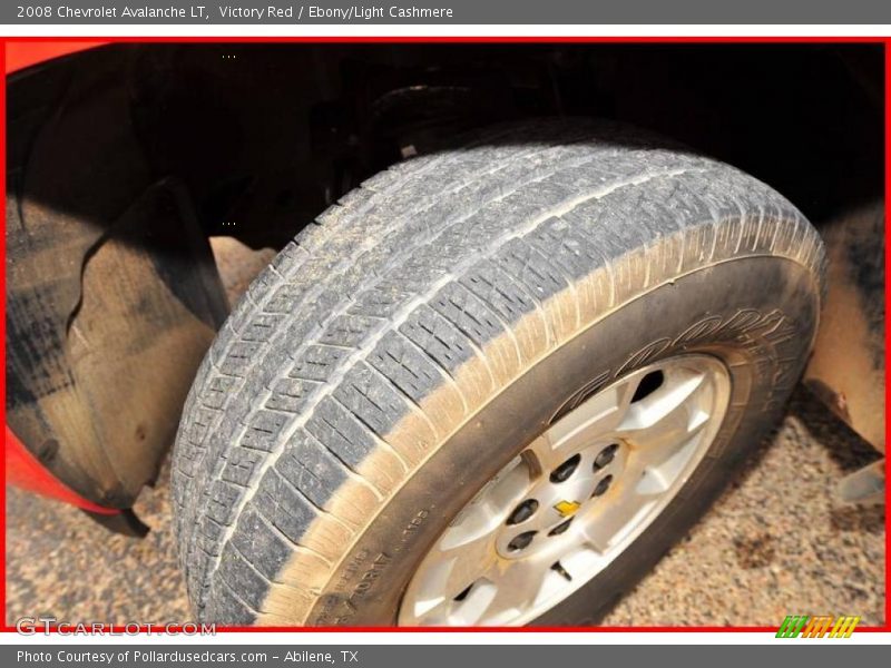 Victory Red / Ebony/Light Cashmere 2008 Chevrolet Avalanche LT