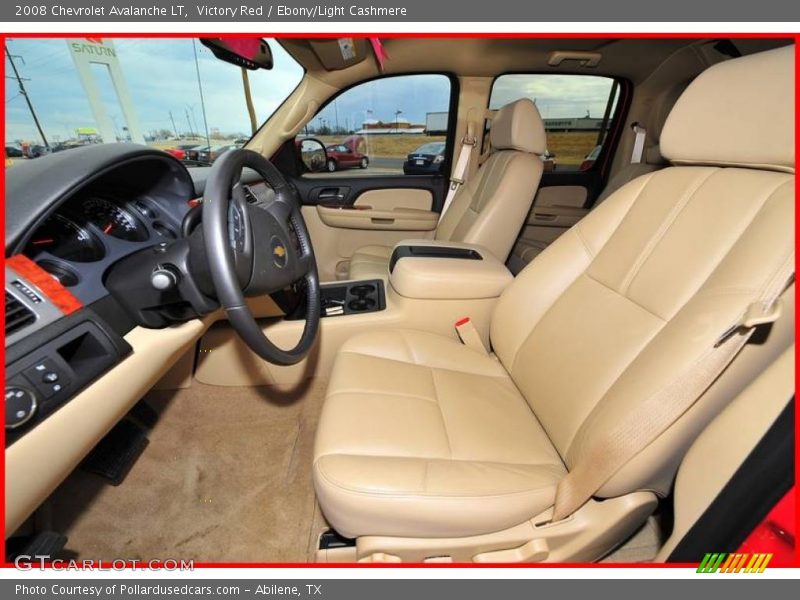 Victory Red / Ebony/Light Cashmere 2008 Chevrolet Avalanche LT