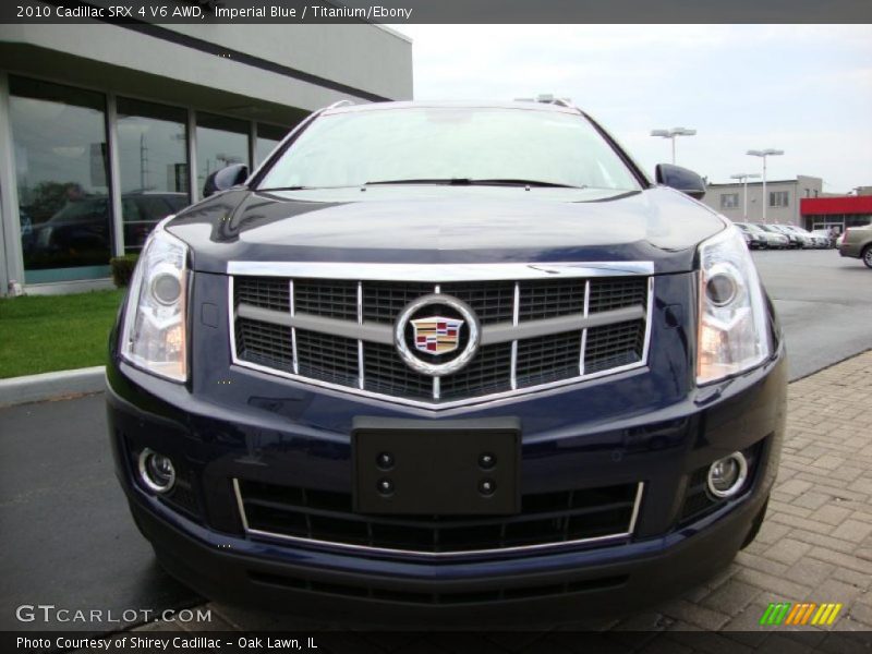 Imperial Blue / Titanium/Ebony 2010 Cadillac SRX 4 V6 AWD
