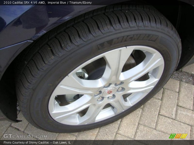 Imperial Blue / Titanium/Ebony 2010 Cadillac SRX 4 V6 AWD