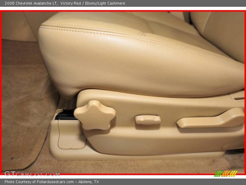 Victory Red / Ebony/Light Cashmere 2008 Chevrolet Avalanche LT