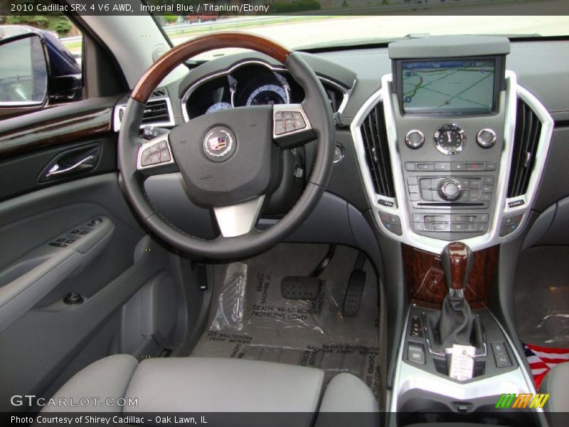 Imperial Blue / Titanium/Ebony 2010 Cadillac SRX 4 V6 AWD