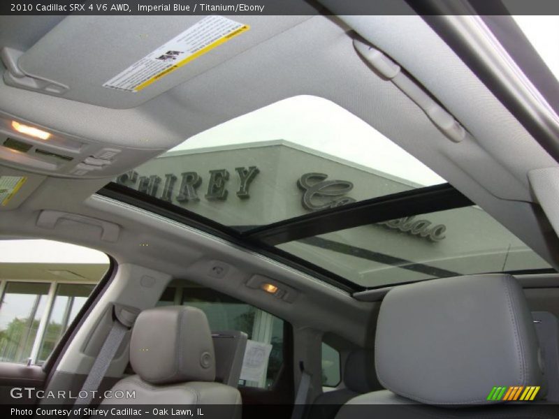 Imperial Blue / Titanium/Ebony 2010 Cadillac SRX 4 V6 AWD