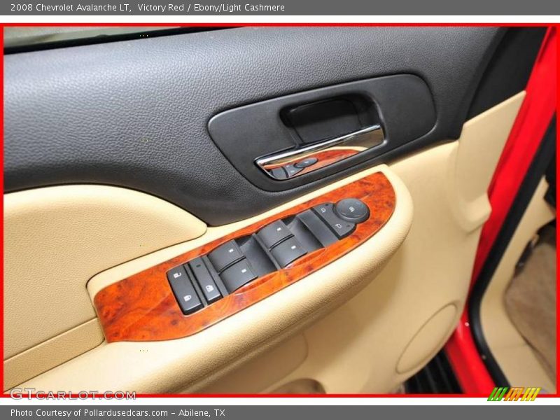 Victory Red / Ebony/Light Cashmere 2008 Chevrolet Avalanche LT