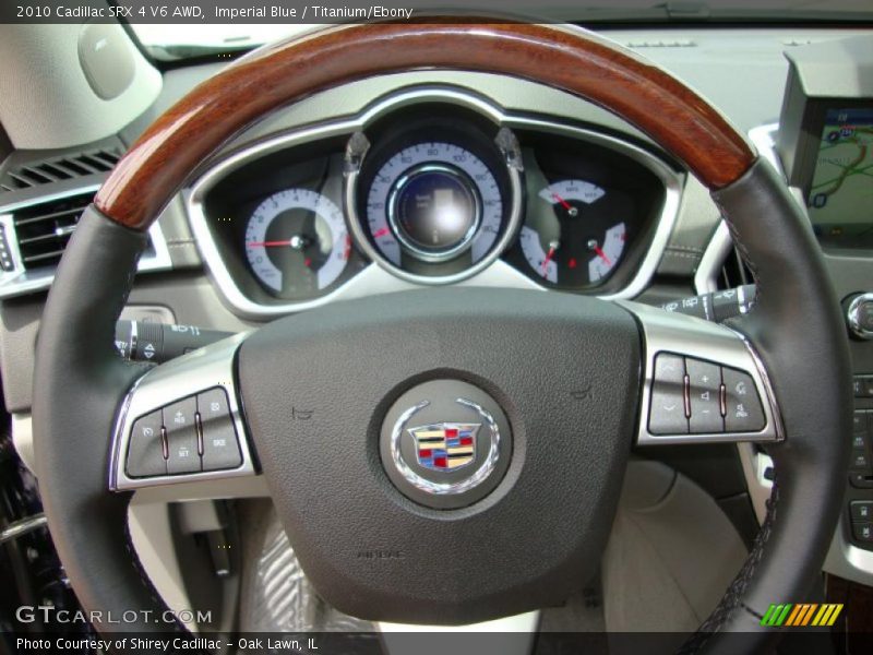 Imperial Blue / Titanium/Ebony 2010 Cadillac SRX 4 V6 AWD