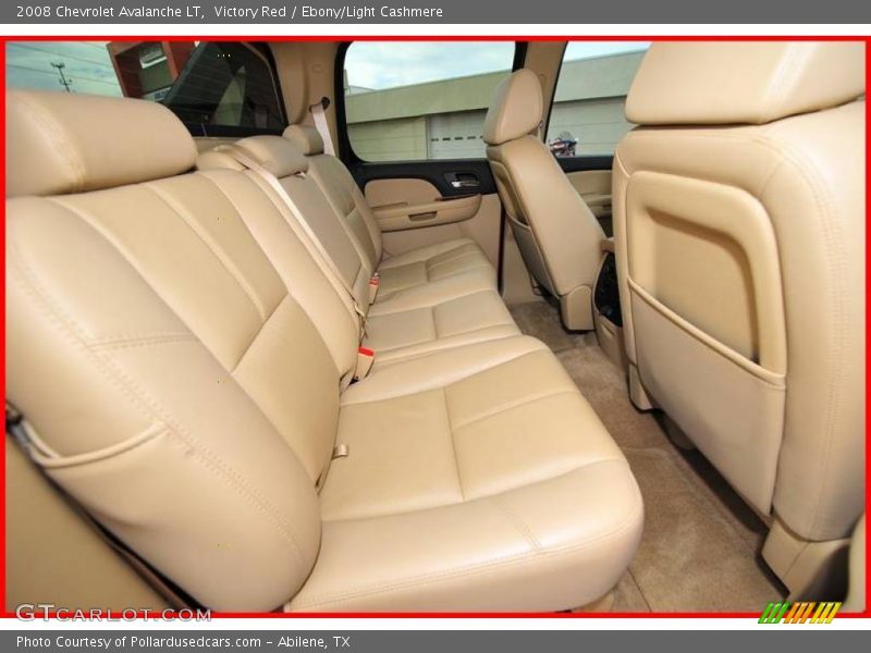 Victory Red / Ebony/Light Cashmere 2008 Chevrolet Avalanche LT
