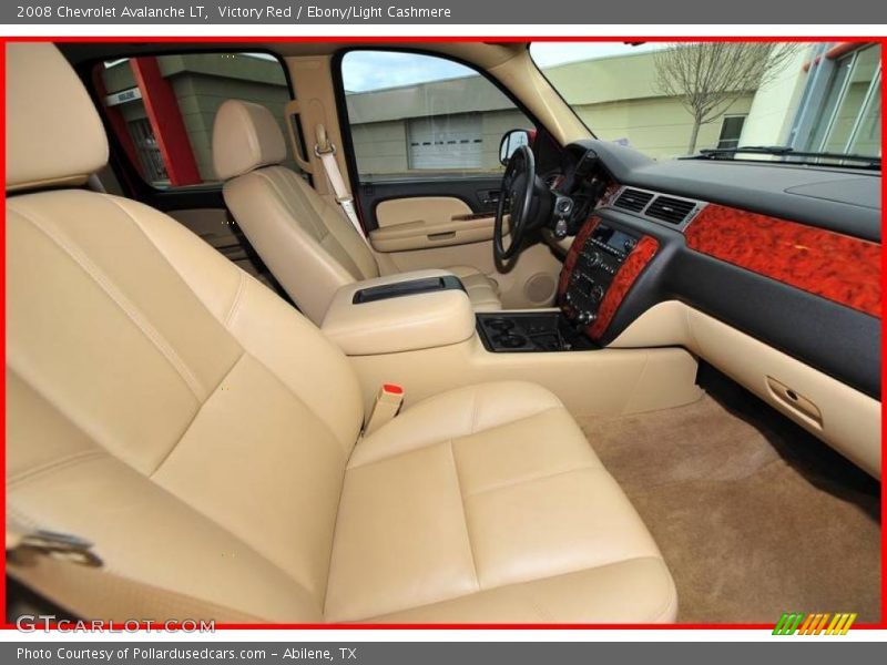 Victory Red / Ebony/Light Cashmere 2008 Chevrolet Avalanche LT