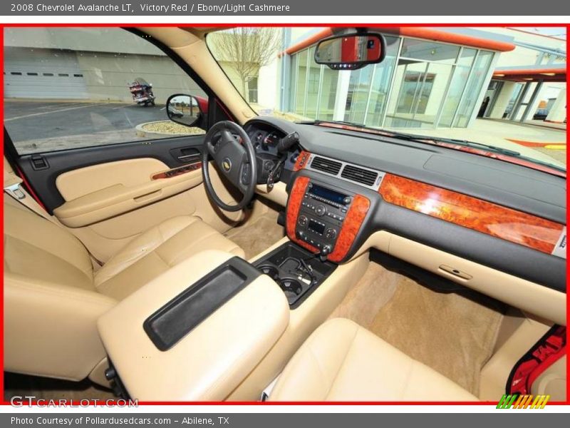 Victory Red / Ebony/Light Cashmere 2008 Chevrolet Avalanche LT