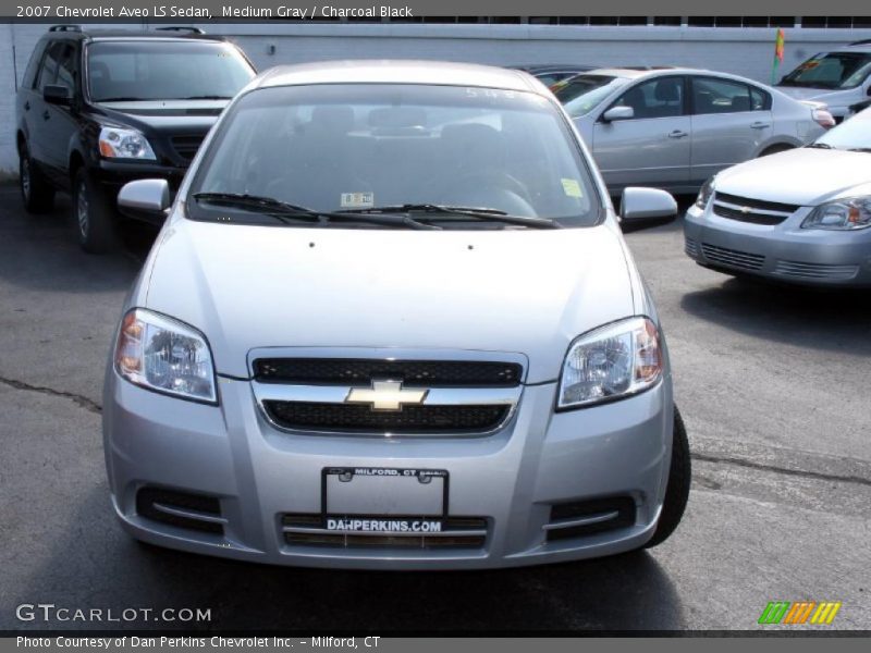Medium Gray / Charcoal Black 2007 Chevrolet Aveo LS Sedan