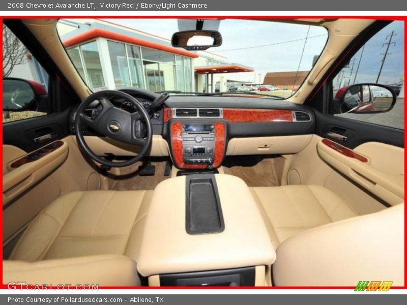 Victory Red / Ebony/Light Cashmere 2008 Chevrolet Avalanche LT