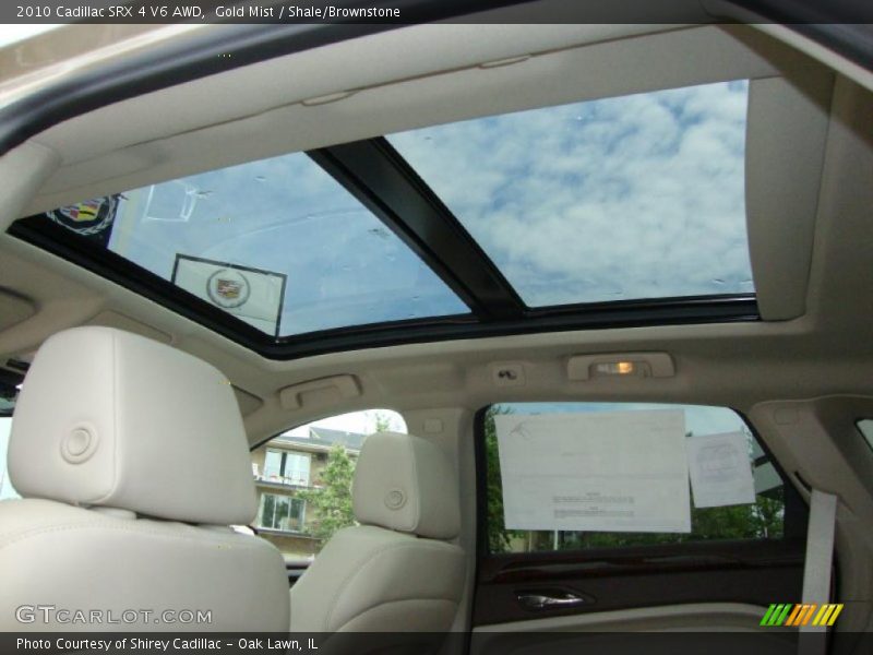 Gold Mist / Shale/Brownstone 2010 Cadillac SRX 4 V6 AWD