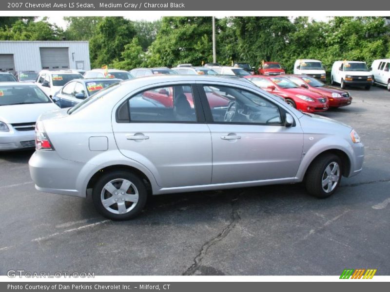 Medium Gray / Charcoal Black 2007 Chevrolet Aveo LS Sedan