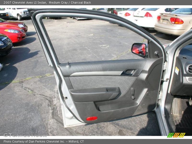 Medium Gray / Charcoal Black 2007 Chevrolet Aveo LS Sedan