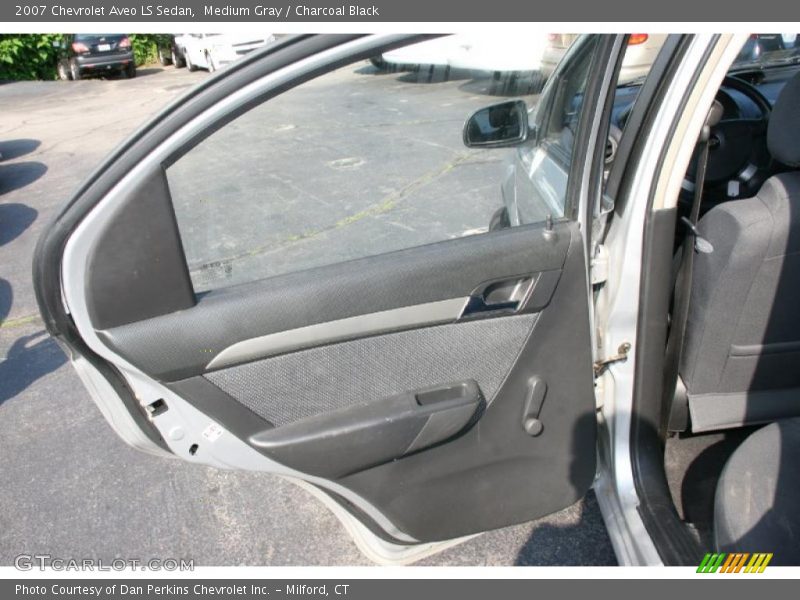 Medium Gray / Charcoal Black 2007 Chevrolet Aveo LS Sedan