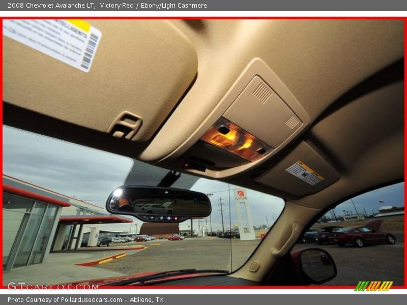 Victory Red / Ebony/Light Cashmere 2008 Chevrolet Avalanche LT