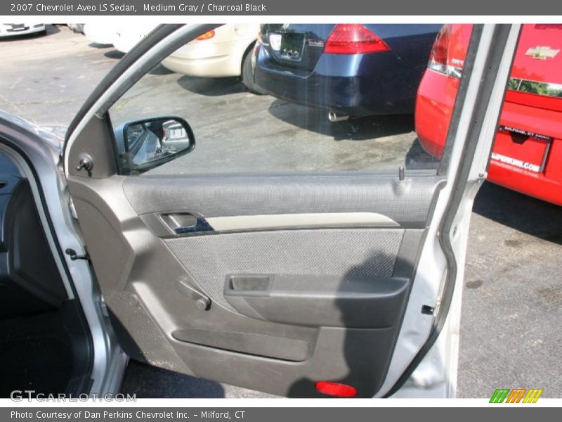 Medium Gray / Charcoal Black 2007 Chevrolet Aveo LS Sedan