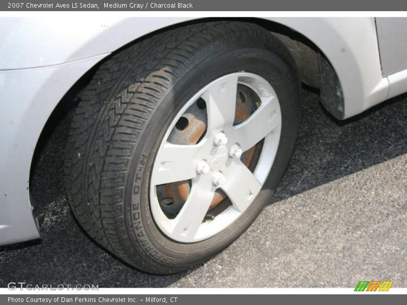 Medium Gray / Charcoal Black 2007 Chevrolet Aveo LS Sedan