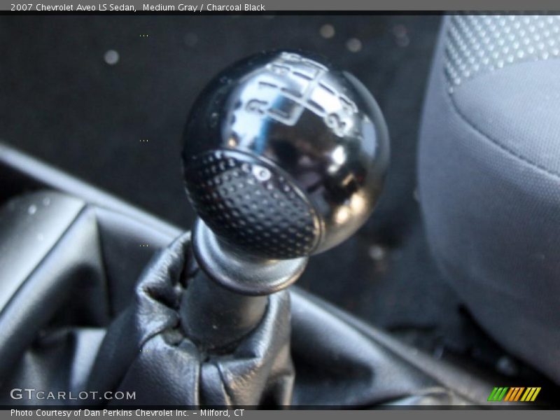 Medium Gray / Charcoal Black 2007 Chevrolet Aveo LS Sedan