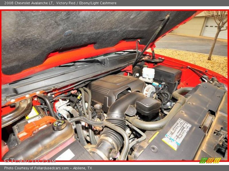 Victory Red / Ebony/Light Cashmere 2008 Chevrolet Avalanche LT