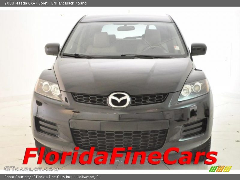 Brilliant Black / Sand 2008 Mazda CX-7 Sport