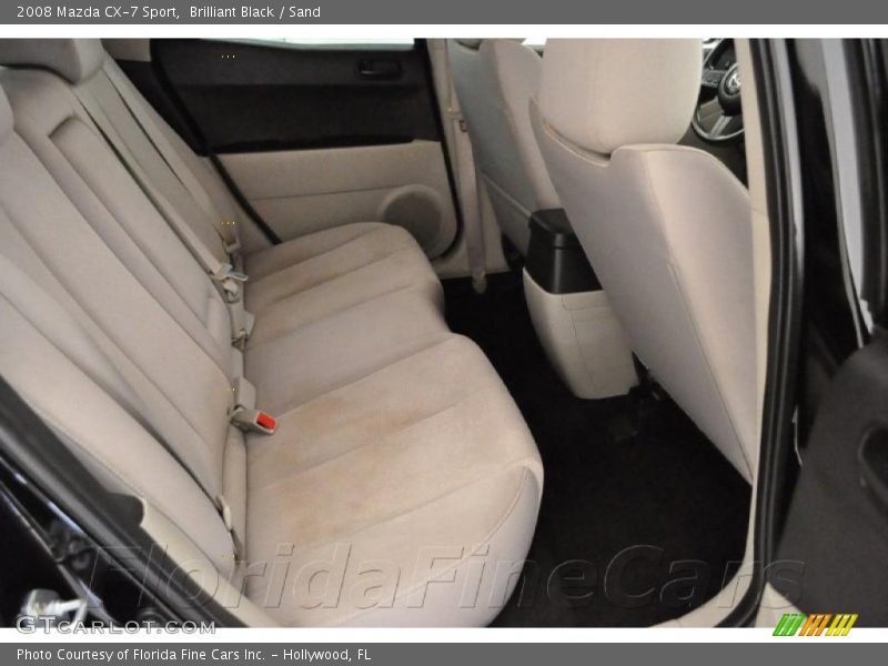Brilliant Black / Sand 2008 Mazda CX-7 Sport