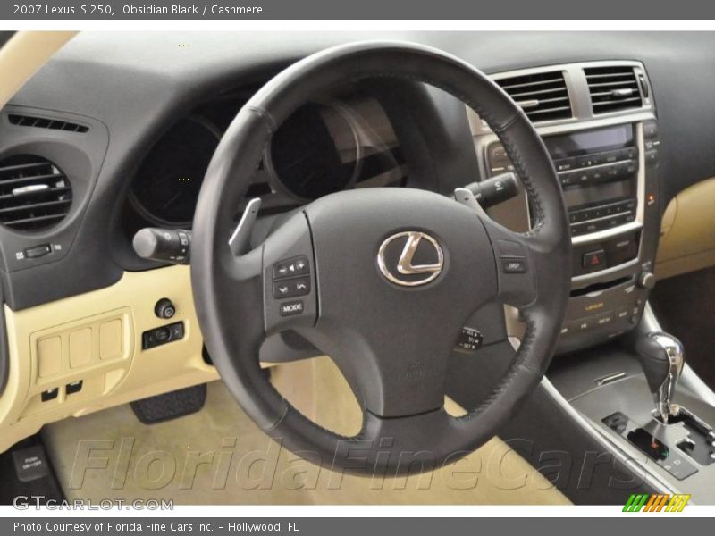 Obsidian Black / Cashmere 2007 Lexus IS 250