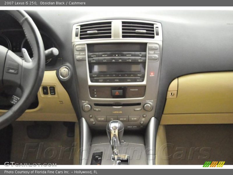 Obsidian Black / Cashmere 2007 Lexus IS 250