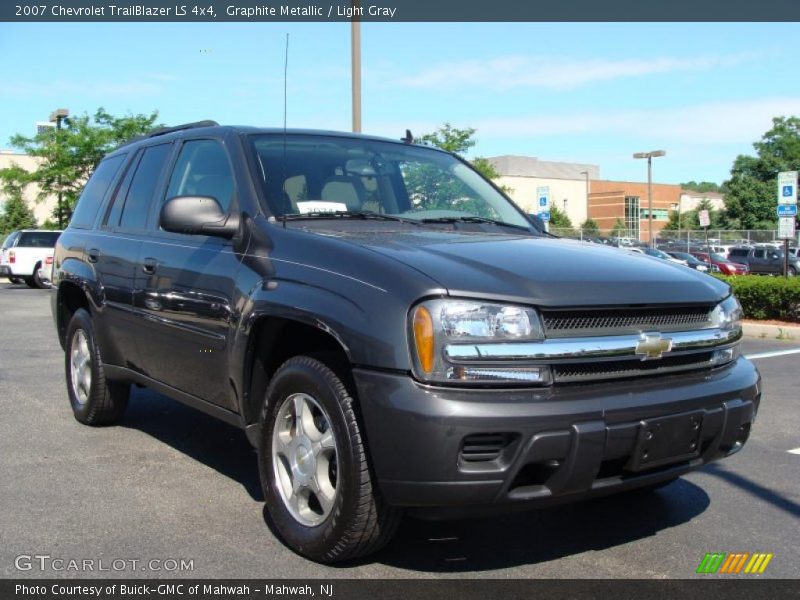 Graphite Metallic / Light Gray 2007 Chevrolet TrailBlazer LS 4x4