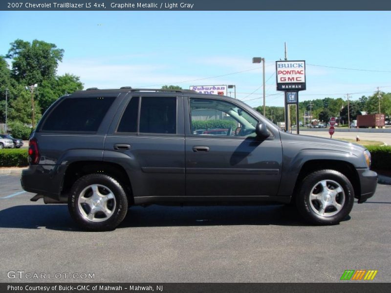 Graphite Metallic / Light Gray 2007 Chevrolet TrailBlazer LS 4x4