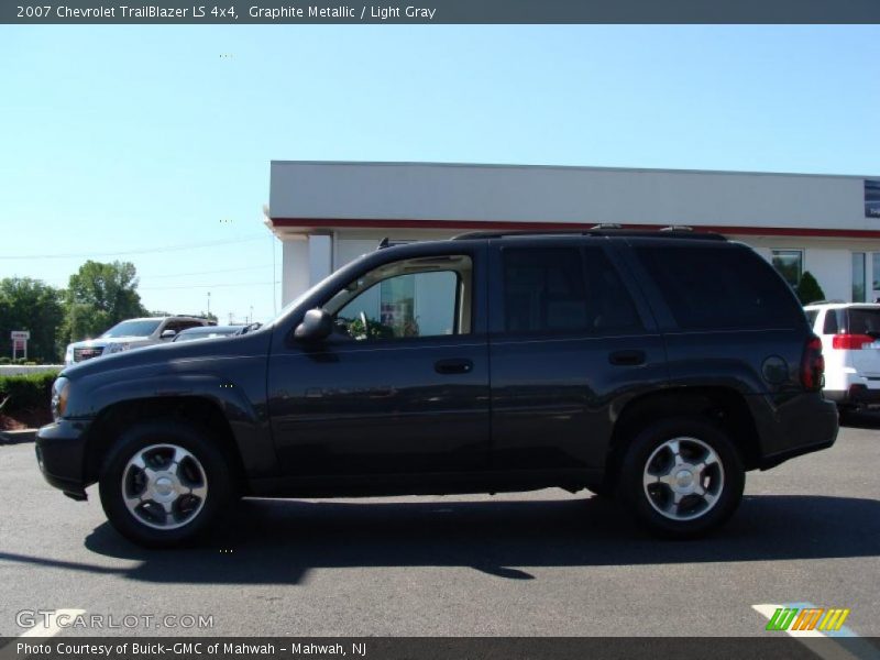 Graphite Metallic / Light Gray 2007 Chevrolet TrailBlazer LS 4x4