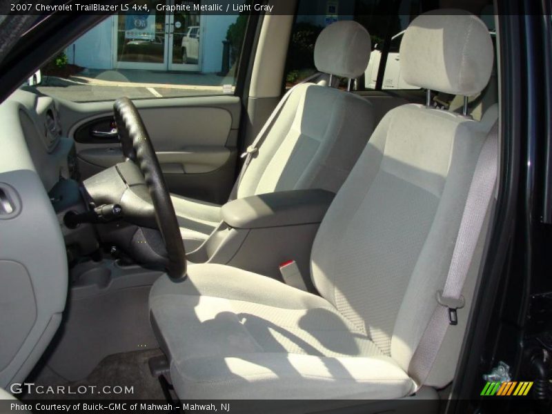 Graphite Metallic / Light Gray 2007 Chevrolet TrailBlazer LS 4x4