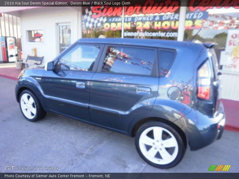 Denim Blue / Black Soul Logo Cloth 2010 Kia Soul Denim Special Edition