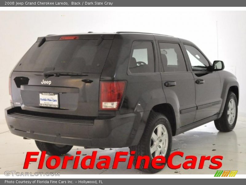 Black / Dark Slate Gray 2008 Jeep Grand Cherokee Laredo