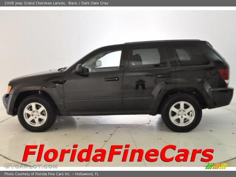 Black / Dark Slate Gray 2008 Jeep Grand Cherokee Laredo