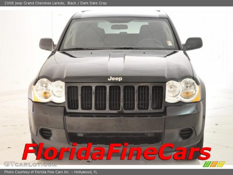 Black / Dark Slate Gray 2008 Jeep Grand Cherokee Laredo