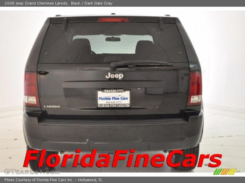 Black / Dark Slate Gray 2008 Jeep Grand Cherokee Laredo