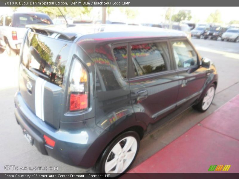 Denim Blue / Black Soul Logo Cloth 2010 Kia Soul Denim Special Edition