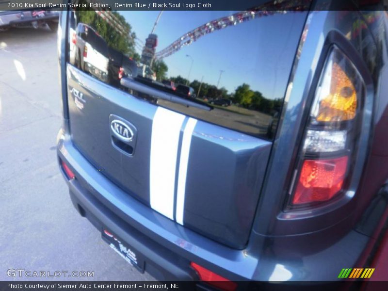 Denim Blue / Black Soul Logo Cloth 2010 Kia Soul Denim Special Edition