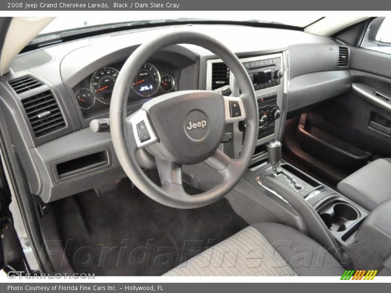 Black / Dark Slate Gray 2008 Jeep Grand Cherokee Laredo