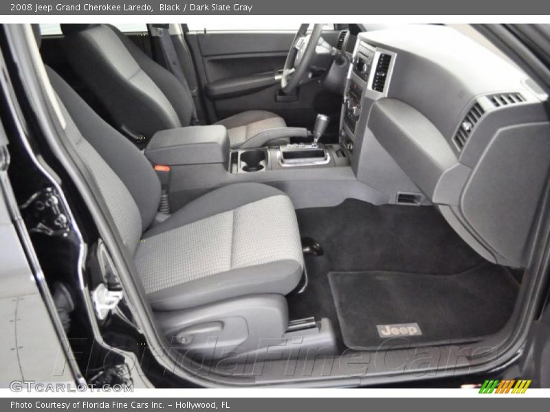 Black / Dark Slate Gray 2008 Jeep Grand Cherokee Laredo
