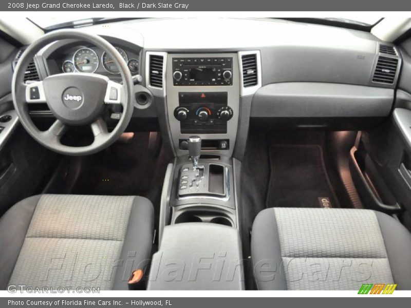 Black / Dark Slate Gray 2008 Jeep Grand Cherokee Laredo