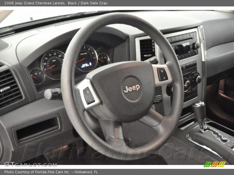 Black / Dark Slate Gray 2008 Jeep Grand Cherokee Laredo