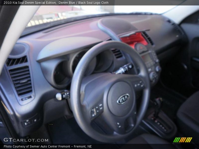 Denim Blue / Black Soul Logo Cloth 2010 Kia Soul Denim Special Edition