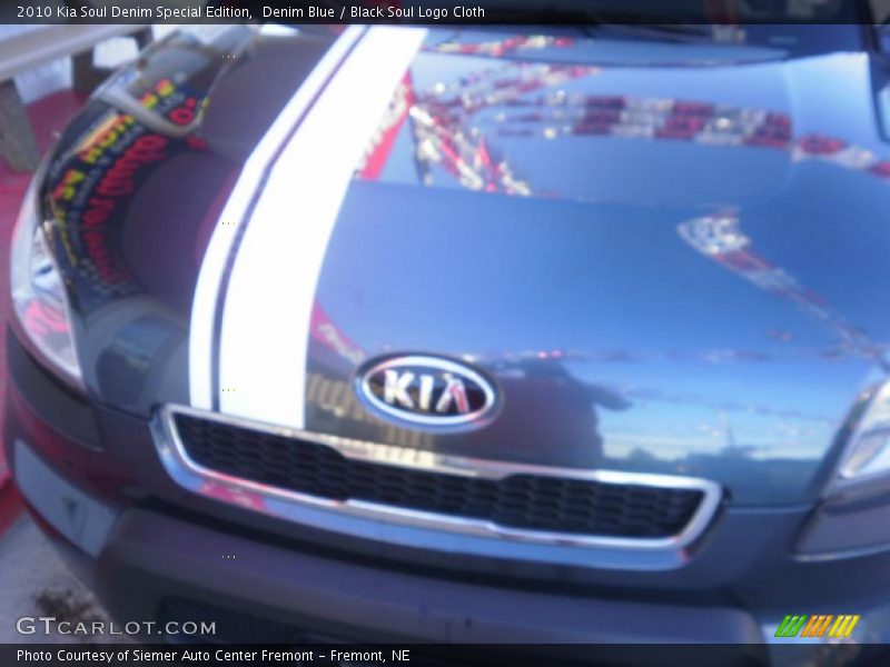 Denim Blue / Black Soul Logo Cloth 2010 Kia Soul Denim Special Edition